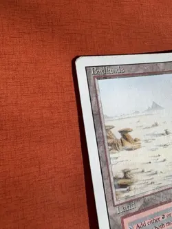 MTG Magic The Gathering Badlands Dual Land Revised Edition Heavy Play - Image 2