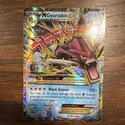 Pokemon M Gyarados EX 27/122 Breakpoint Full Art Ultra Rare Holo 240 HP Card - Image 1