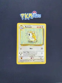 Pokemon TCG Raticate Base Set 40/102 Regular HP. - Image 1