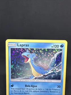 Lapras 5/12 Exclusive Sparkle Holo McDonald's 2019 Pokemon TCG Card - Image 3