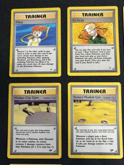 Pokemon TCG Gym Heroes / Gym Challenge Vintage Trainer Lot - Image 2