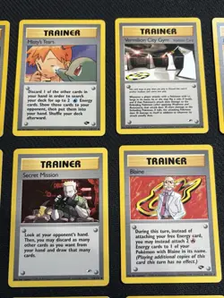 Pokemon TCG Gym Heroes / Gym Challenge Vintage Trainer Lot - Image 3