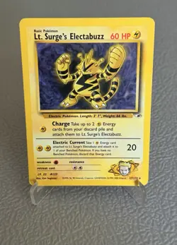Lt. Surge’s Electabuzz 27/132 Gym Heroes Pokemon TCG - Image 1