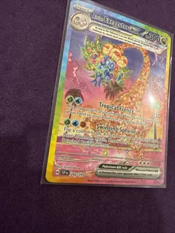 Pokemon TCG Alolan Exeggutor EX 242/191 Scarlet & Violet Surging Sparks - Image 2