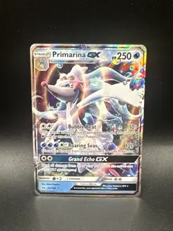 Pokemon TCG Primarina GX Sun & Moon Base Set 42/149 Holo Ultra Rare - Image 1