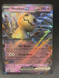 Pokemon TCG Mimikyu EX #004 Promo Scarlet & Violet NM - Image 1