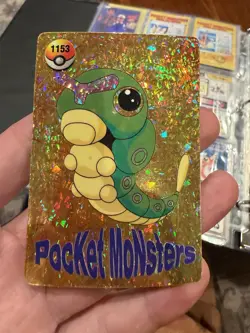 Pokemon Vintage Pocket Monsters Vending HOLO Prism Sticker 1999 Bandai Nintendo - Image 1