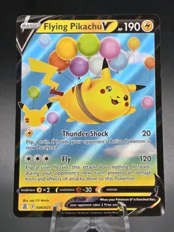 Pokemon Flying Pikachu V 006/025 Holo Ultra Rare Full Art Celebrations NM - Image 1