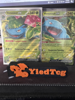 Venusaur ex & Venusaur EX #1 & #003 Pokemon Stellar Crown MEW 151 Holo Rare NM - Image 1