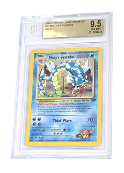Misty's Gyarados Holo 13/132 2000 Pokemon Gym Heroes - BGS Grade Gem Mint 9.5 - Image 1