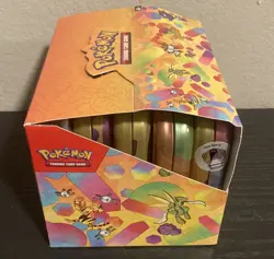 NO PACKS Pokemon 151 Mini Tin Display Empty Box with 6 opened tins NO PACKS - Image 4