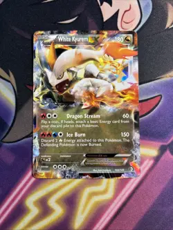 White Kyurem EX 103/149 Pokemon TCG Boundaries Crossed NM - Image 1