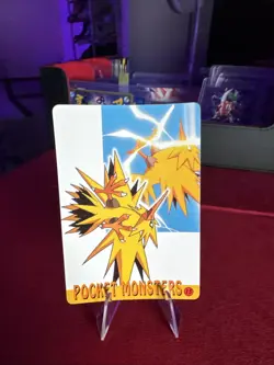 Pokemon Pocket Monsters Vending Prism Holo Vintage Sticker #13 Pikachu Slowpoke - Image 3