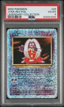 Jynx Reverse Holo 26/110 Legendary Collection Pokemon PSA 4 - Image 1