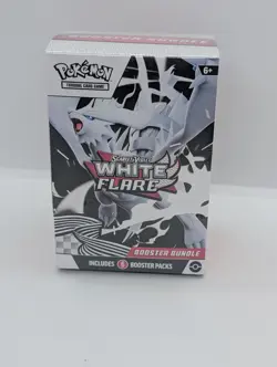 Pokemon TCG Scarlet & Violet White Flare Booster Bundle (6 Packs) SEALED - Image 1