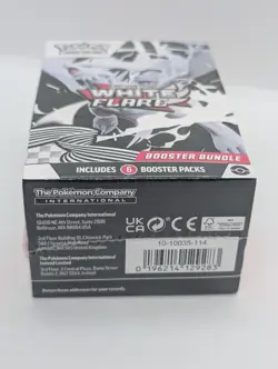 Pokemon TCG Scarlet & Violet White Flare Booster Bundle (6 Packs) SEALED - Image 5