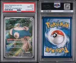 2023 POKEMON SVP EN-SV BLACK STAR PROMO 151 ELITE TRAINER BOX SNORLAX PSA 10 - Image 3