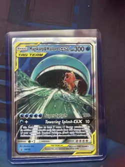 Pokemon TCG Magikarp Wailord GX Tag Team SM166 - Image 1