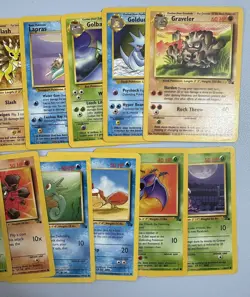 Vintage Pokemon Lot Base Set, Jungle & Fossil!! MP-LP - Image 4