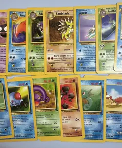 Vintage Pokemon Lot Base Set, Jungle & Fossil!! MP-LP - Image 5