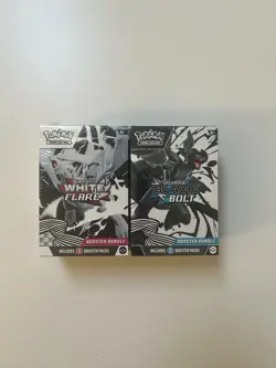 Pokemon TCG Black Bolt And White Flare Booster Bundle Pair - New & Sealed ✅ - Image 1