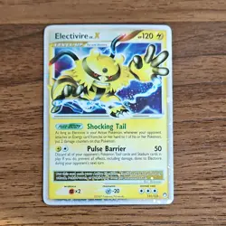 Pokemon TCG Electivire LV.X Ultra Rare Holo 121/123 Mysterious Treasures 2007 - Image 1