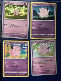 Pokemon TCG Clefairy Lot of 4 From Various Sets NM - Image 1