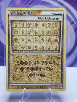 Trainer Alph Lithograph One Tcg 2010 Heartgold Soul Silver - Image 1