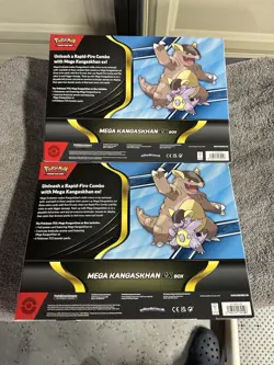 Pokemon Mega Evolution Mega Kangaskhan Ex Box Factory Sealed TWO PACK - Image 2