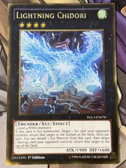 Yu-Gi-Oh! LP Lightning Chidori - PGL3-EN070 - Gold Rare - 1st Edition - LP - Image 1