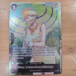Miss. Valentine OP14 R The Azure Sea's Seven One Piece Dash Pack Promo Foil - Image 1