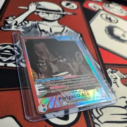 Portgas.D.Ace Leader Alt Art OP13-002 M OPTCG One Piece Carrying On His Will - Image 2