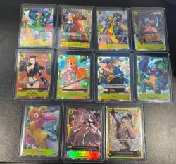 One Piece TCG EGGHEAD ST29 Starter Deck ALT ART Lot of 11 (Nami, Nico Robin) - Image 1