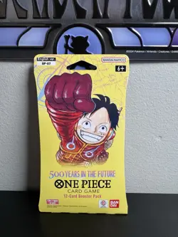 One Piece OP-07 500 Years In The Future Sleeved Booster Pack Sealed - Image 5