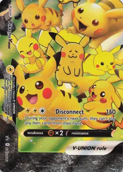 Pikachu V-Union - Promo Holo SWSH: Sword & Shield Promo Cards SWSH141 NM - Image 1