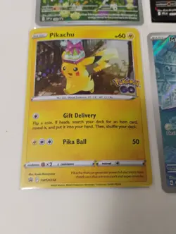 Pokemon Illustration Rare/Pikachu Promos/Riolu Sealed Promo/Full Art Holo Cards - Image 4