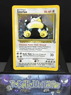 Pokemon Card Snorlax 11/64 Jungle WOTC Holo Rare Played - Image 1
