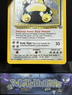 Pokemon Card Snorlax 11/64 Jungle WOTC Holo Rare Played - Image 4