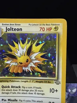 Pokemon Card Jolteon 4/64 Jungle Set Holo Rare WOTC Light Play - Image 2