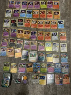 Pokemon Card Lot - Old And New Plus Dice And Energy’s Also Over 100 Regular Card - Image 1