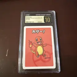 2019 POKEMON PLAYING CARDS OLD MAID JAPANESE CHARMANDER CGC 10 PRISTINE - Image 1