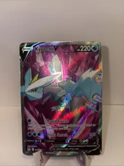 Pokemon TCG Kyurem v Sword & Shield Lost Origin Holo Ultra Rare Card 174/196 - Image 1