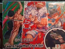 One Piece Learn To Play Together Deck Set 🔥 Great Cards Inside!! - Image 1