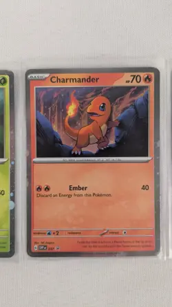 Pokemon 151 Poster Collection Promo Cards Charmander Bulbasaur Squirtle SVP046 - Image 4