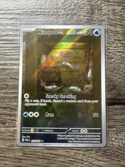 Pokemon TCG Wimpod Paradox Rift 191/182 Holo Illustration Rare Card NM Condition - Image 1