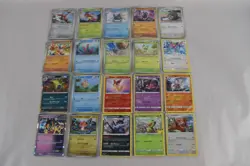 Pokemon Trading Card Lot of 100 "20 Holos" Various Sets (J3159G) - Image 1