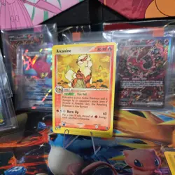 Arcanine 15/100 Sandstorm Non Holo Rare Pokemon Card LP - Image 2