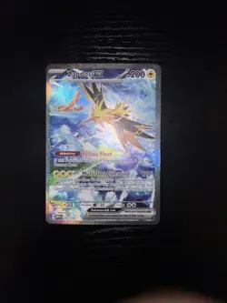 Pokemon TCG Zapdos EX 202/165 Scarlet & Violet 151 Card, Near Mint Condition - Image 1