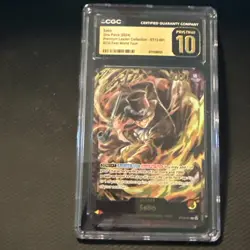 2024 ONE PIECE #ST13-001 SABO PREMIUM CARD COLLECTION LEADER CGC PRISTINE 10 - Image 1