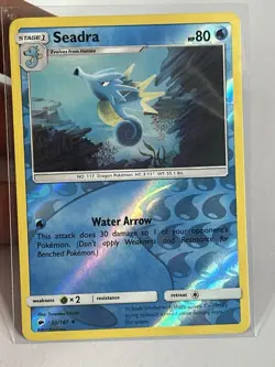 Seadra 30/147 - Reverse Holo - Sun and Moon Burning Shadows - Pokemon Card - Image 1